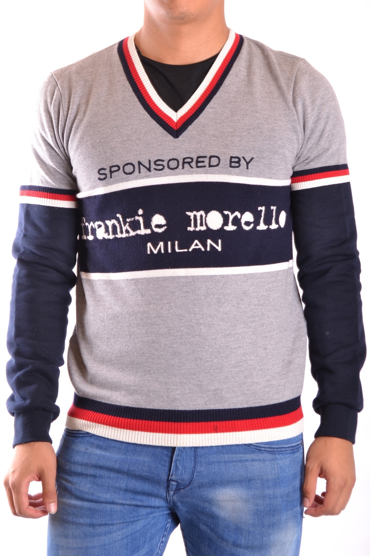 Серый джемпер Frankie Morello артикул 19754