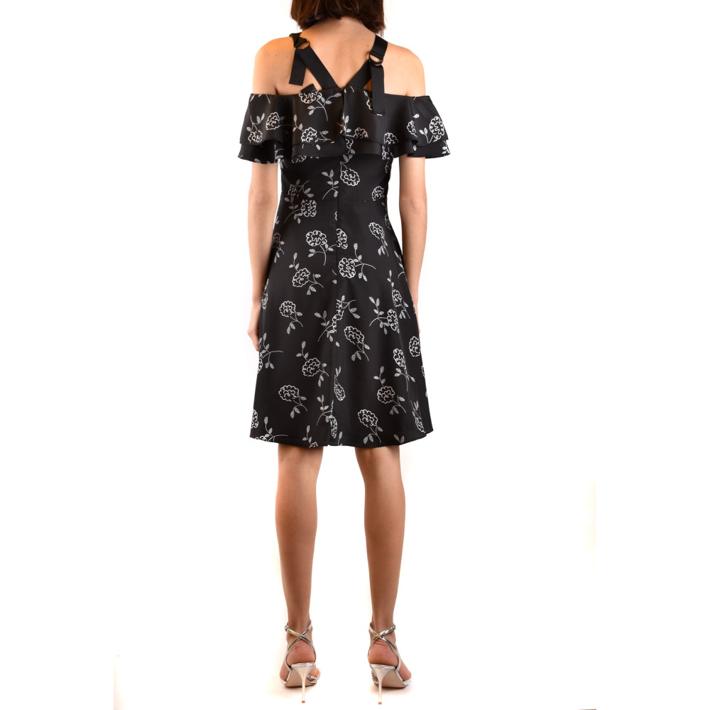 chinese dress ladies Miss Circle Women Callie Black Lace Satin Corset High Slit Gown main image 1