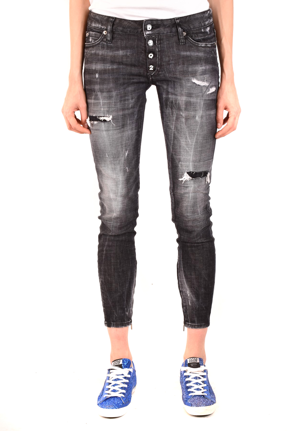 Jeans Dsquared Medium Waist Skinny PT11876 - Outlet Bicocca