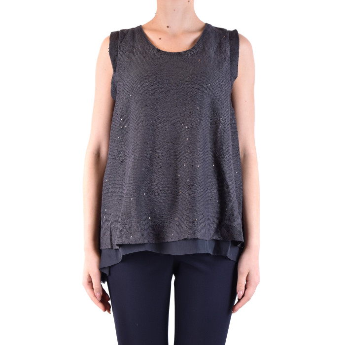 Tshirt no sleeves Brunello Cucinelli