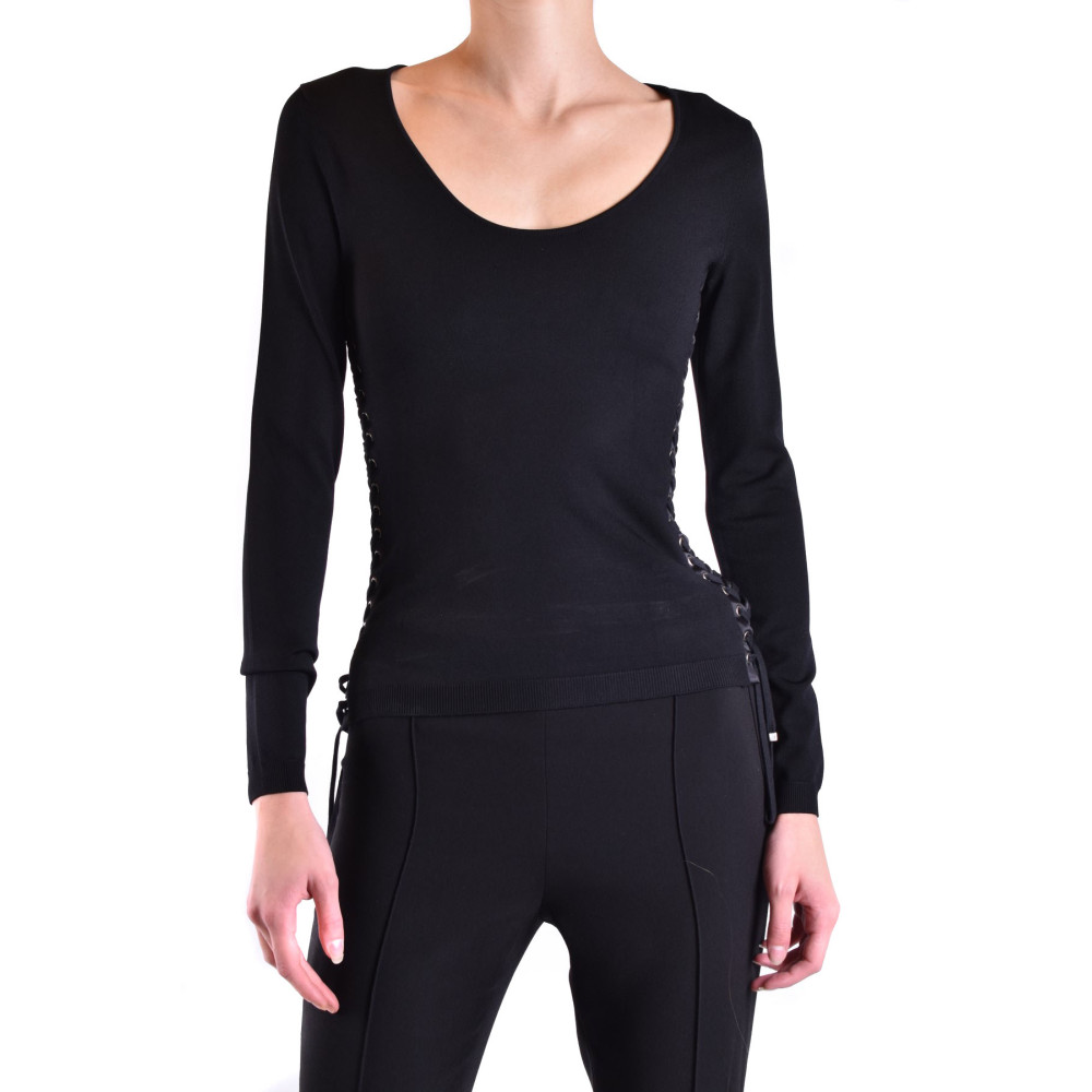 Gina | Turtleneck Long-Sleeved T-shirt and Straight-Leg Pants Two-Piece Set (Including Belt)