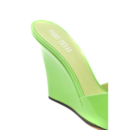 Sandalen PARIS TEXAS grün PX809 XVN01