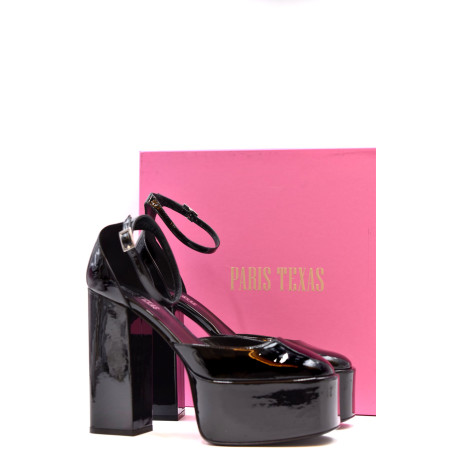 Sandalen PARIS TEXAS schwarz PX874 XVN01