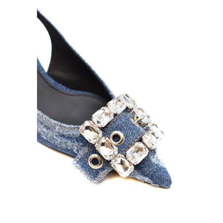 Décolleté Dolce & Gabbana denim CG0643 AY8418H618