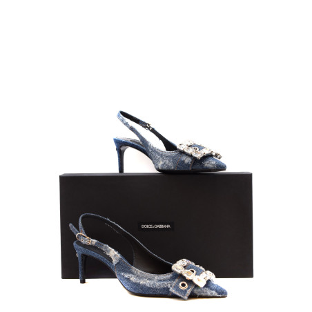 Zapatos de tacón Dolce & Gabbana denim CG0643 AY8418H618