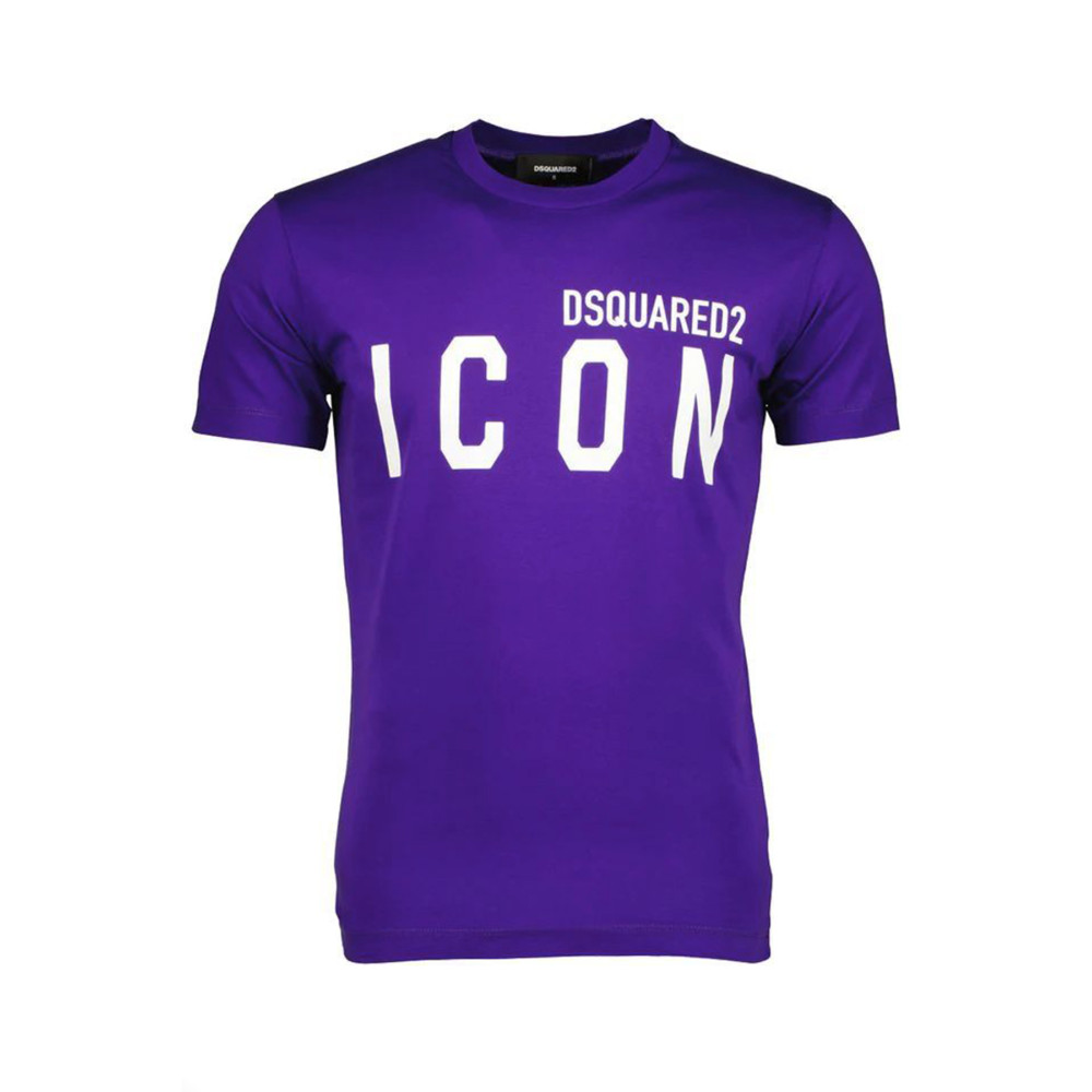 Kurzarm-T-Shirt Dsquared violett S79GC0003 S23009