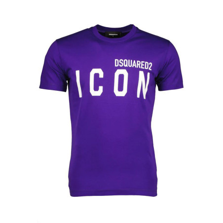 Camiseta de manga corta Dsquared violeta S79GC0003 S23009