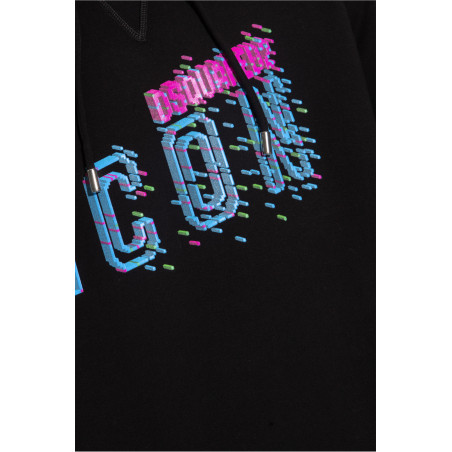 Hoodie Dsquared black S79GU0110 S25516 900