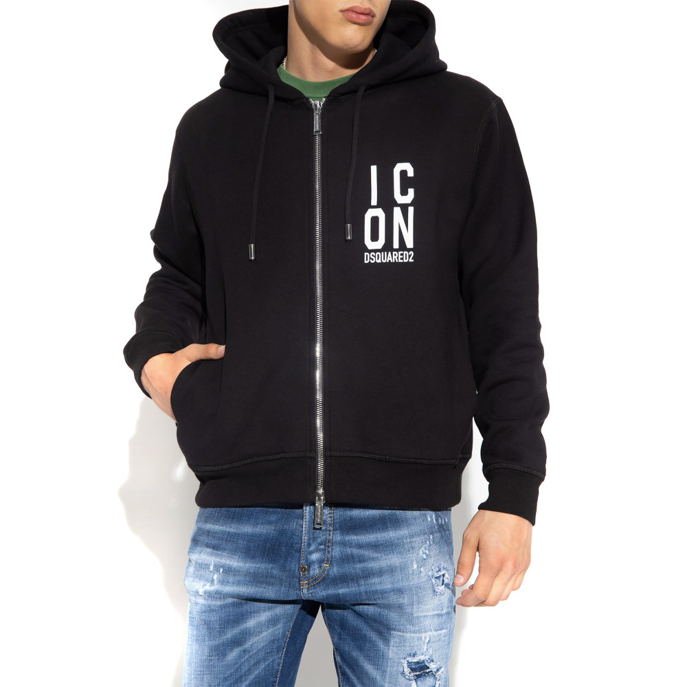 Hoodie Dsquared black S79HG0012 S25516 900