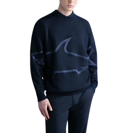 Pull Paul&Shark bleu 13311837 013