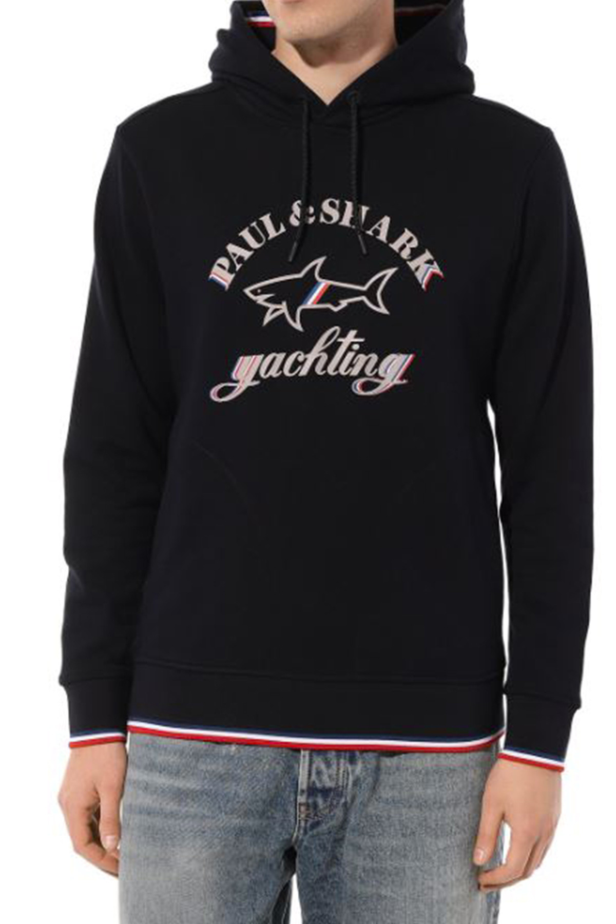 Hoodie Paul Shark blue 13311839