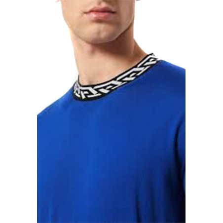 Pullover Versace electric blue