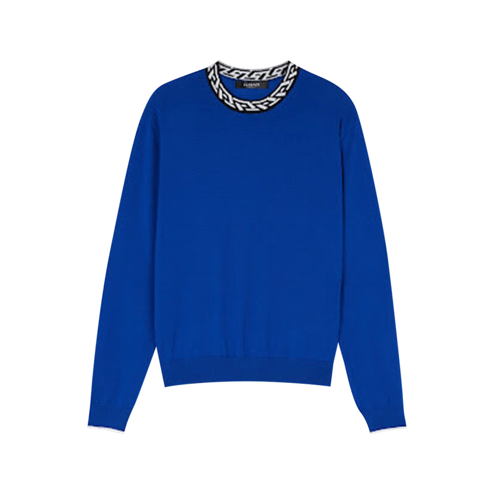 Sweater Versace electric blue 1006230 1A04245 1UC30