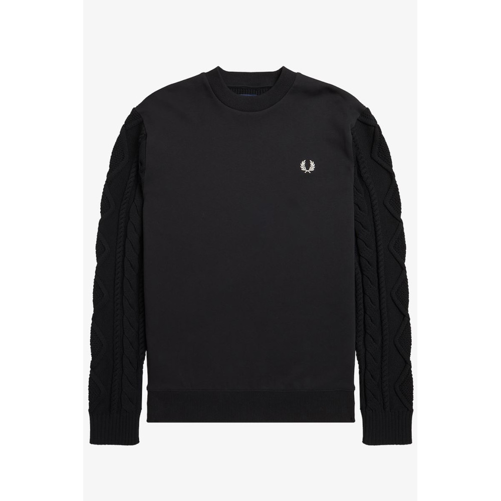 Felpa Fred Perry nero M4630 102