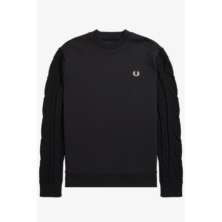 Felpa Fred Perry nero M4630 102