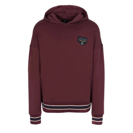 Hoodie Armani Exchange burgundy 6RZMJF ZJDPZ 14AU