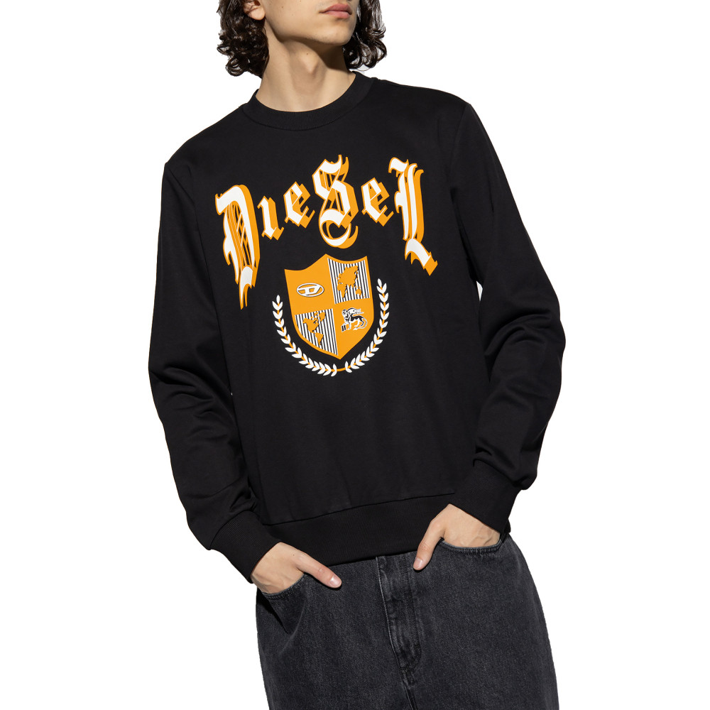Hoodie Diesel black A11053 0HAYT 9XX