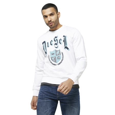 Hoodie Diesel weiß