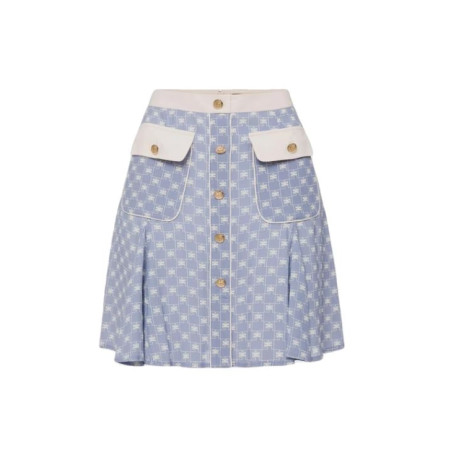 Skirt Elisabetta Franchi lilac