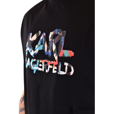 T-Shirt KARL LAGERFELD nero 755400531224 990