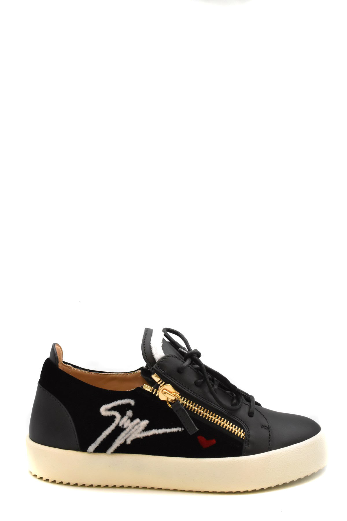 まる☆ GIUSEPPE ZANOTTI DESIGN フラットシューズ giuseppe-zanotti-black-rw80075.jpg