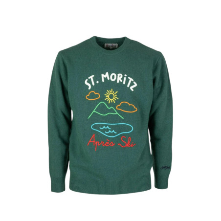 Pullover MC2 Saint Barth grün