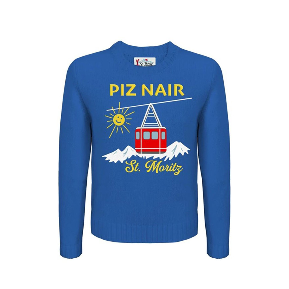 Jersey MC2 Saint Barth azul eléctrico
