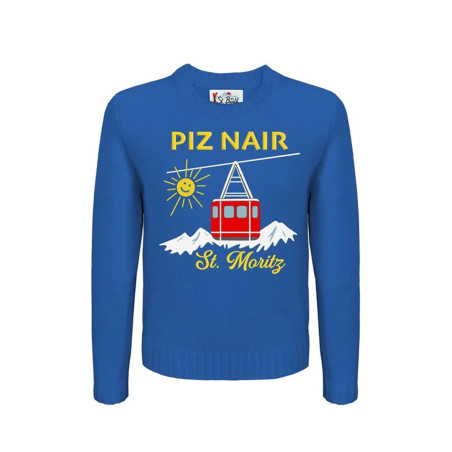 Jersey MC2 Saint Barth azul eléctrico
