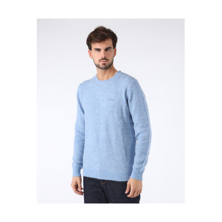 Sweater MC2 Saint Barth light blue STRETCH 31 LIGHT BLUE