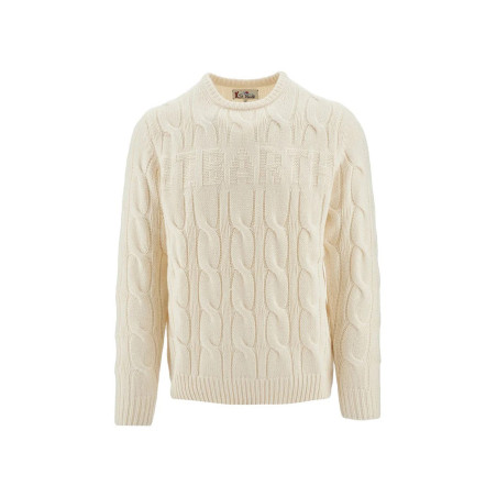 Pull MC2 Saint Barth crème