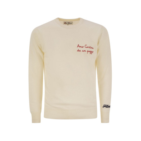 Maglione MC2 Saint Barth panna HER0005 01246G