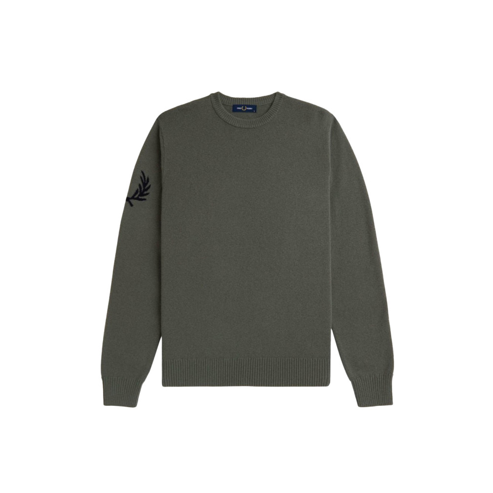 Maglione Fred Perry verde K8529