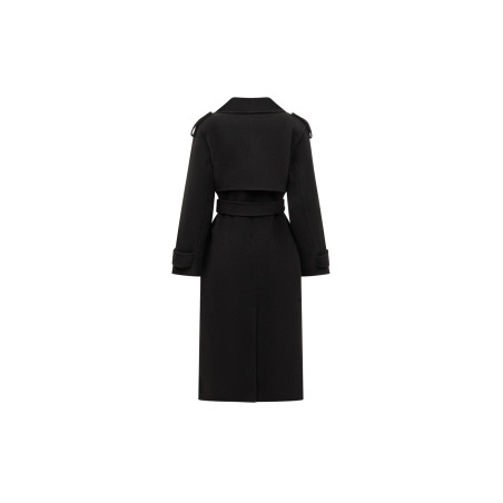 Cappotto Elisabetta Franchi nero CP57D46E2V820