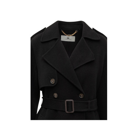 Mantel Elisabetta Franchi schwarz