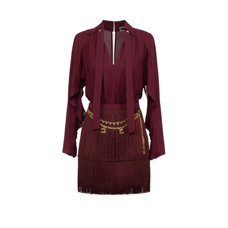 Kleid Elisabetta Franchi Burgund
