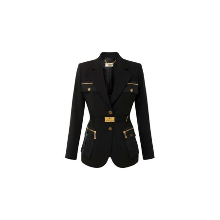 Giacca Elisabetta Franchi nero GI10646E2V820