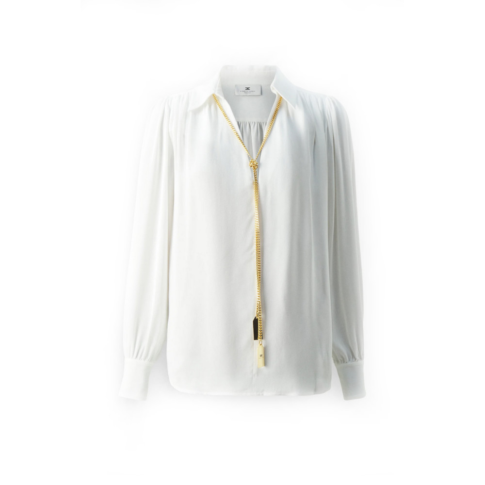 Camisa Elisabetta Franchi blanco