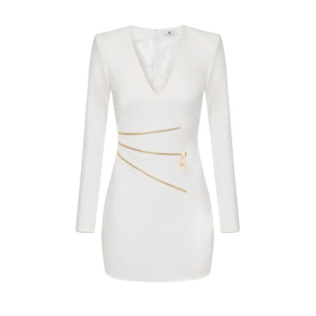 Robe Elisabetta Franchi blanc
