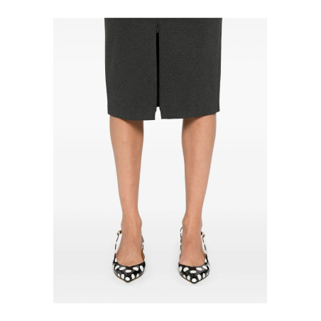 Falda Pinko gris oscuro