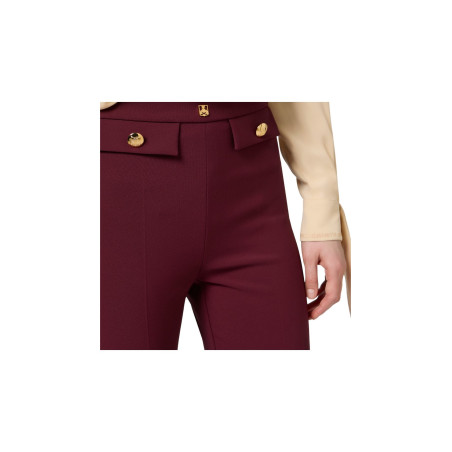 Pantalon Elisabetta Franchi Bordeaux