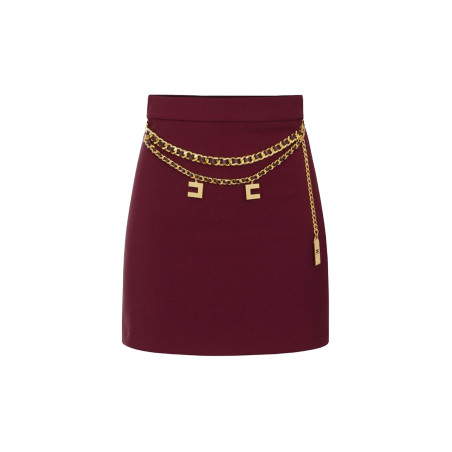 Jupe Elisabetta Franchi Bordeaux