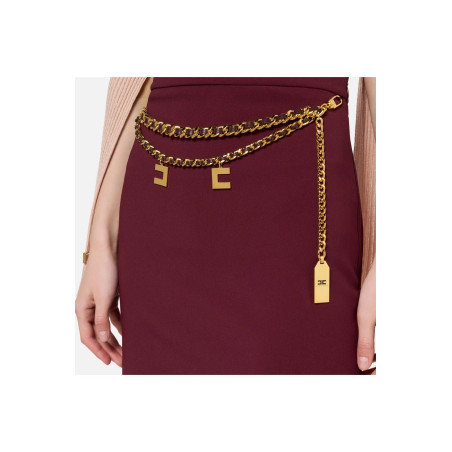 Jupe Elisabetta Franchi Bordeaux