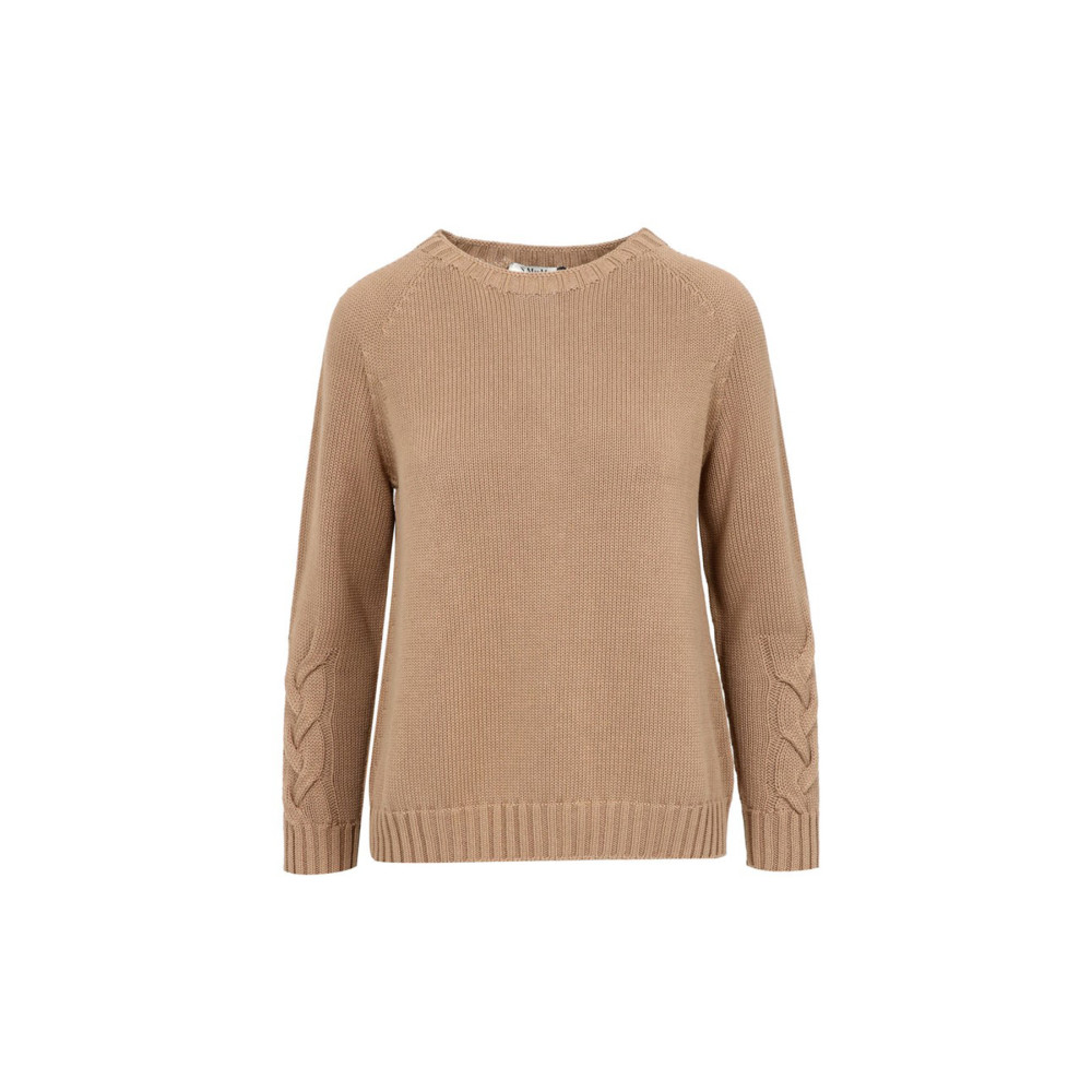 Jersey 'S MAX MARA  marrone