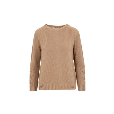 Jersey 'S MAX MARA  marrone