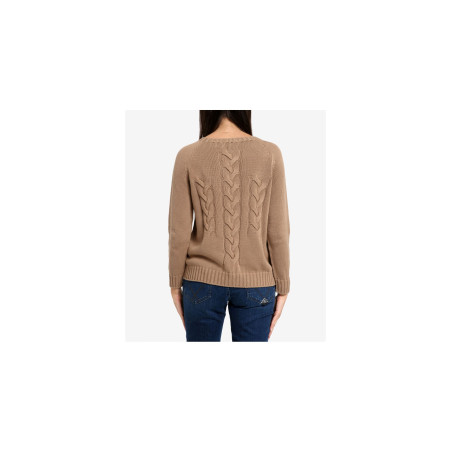 Jersey 'S MAX MARA  marrone