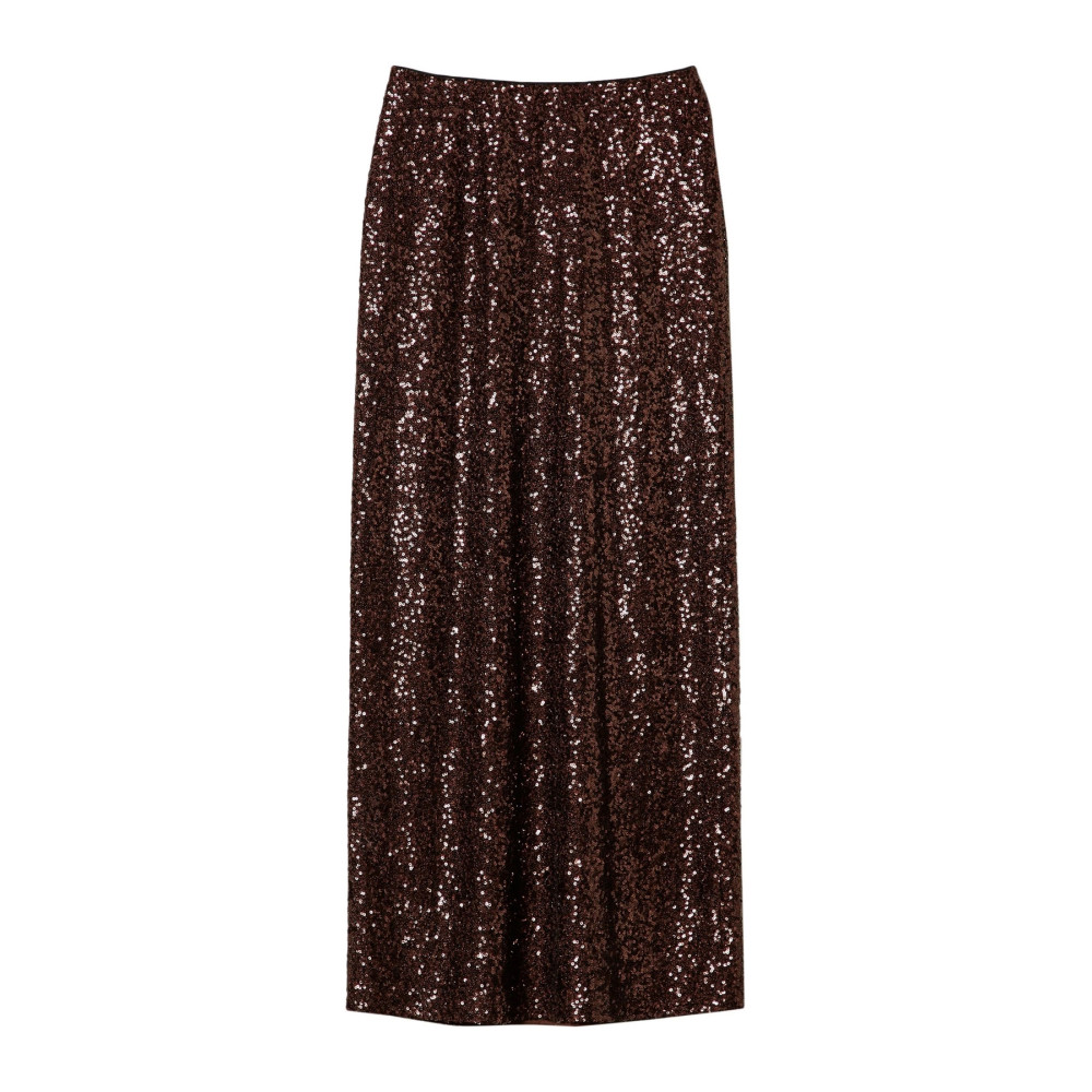 Skirt TWINSET dark brown 242TF2030