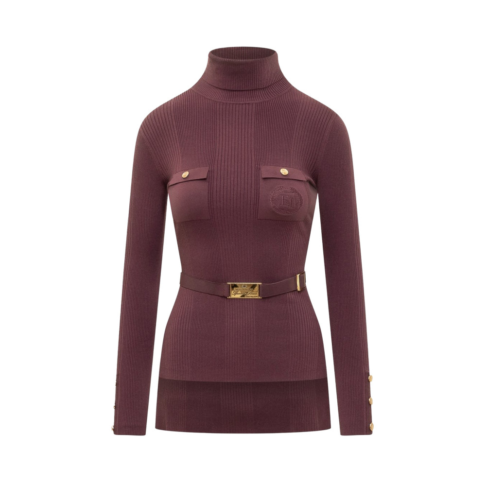 Maglia Elisabetta Franchi Bordeaux MK11B46E2