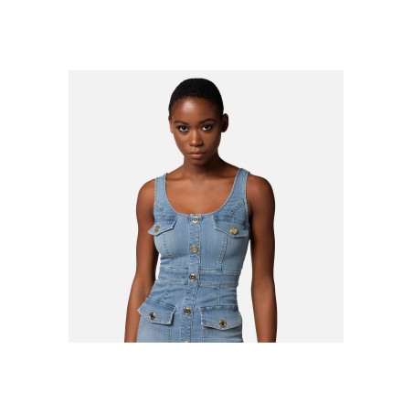 Abito Elisabetta Franchi denim AJ36S41E2