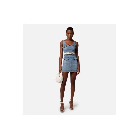 Vestido Elisabetta Franchi denim