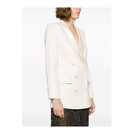 Giacca Elisabetta Franchi Crema GI09337E2